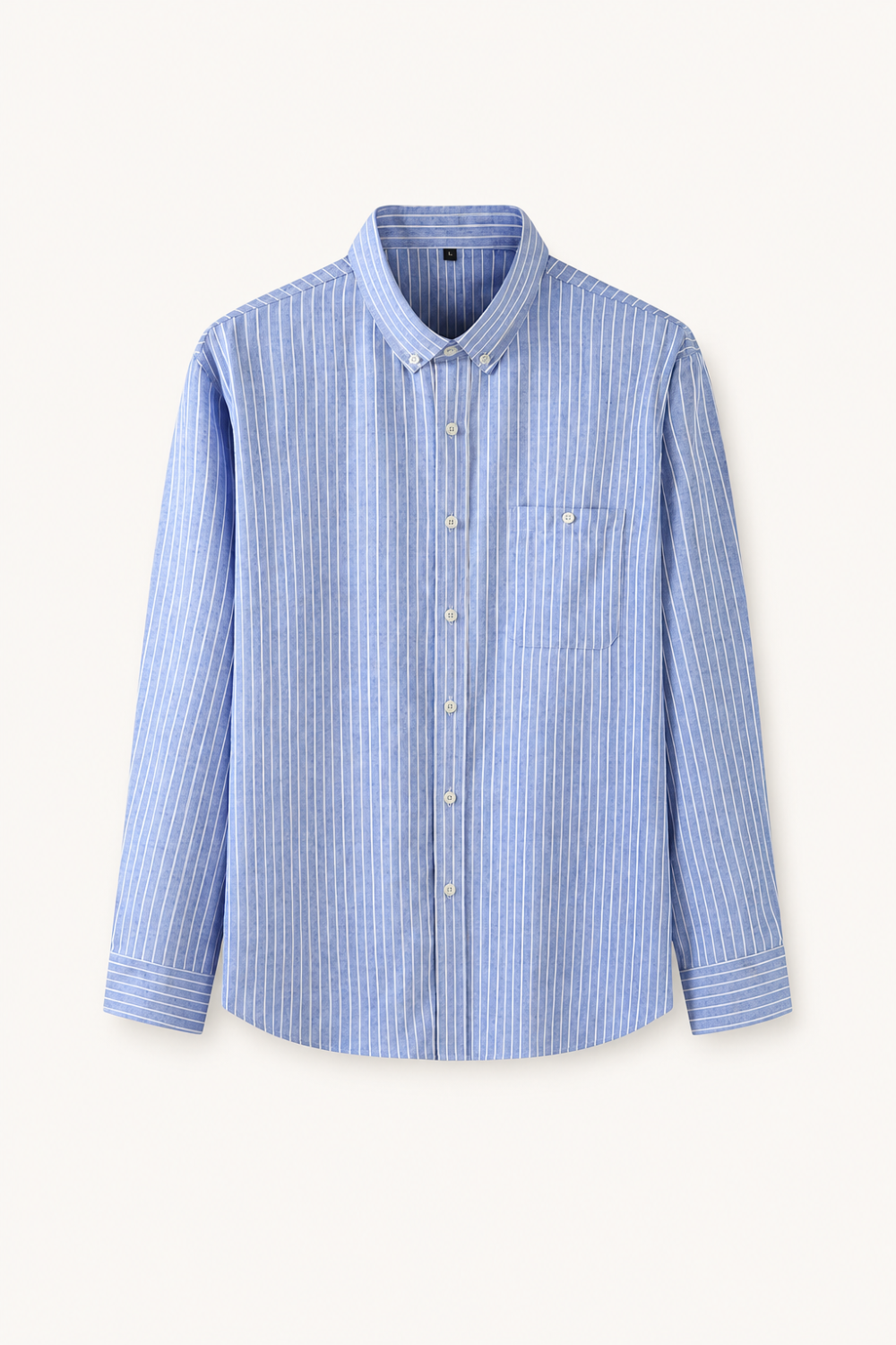 Brio ストライプ スリムフィット ロングスリーブシャツ