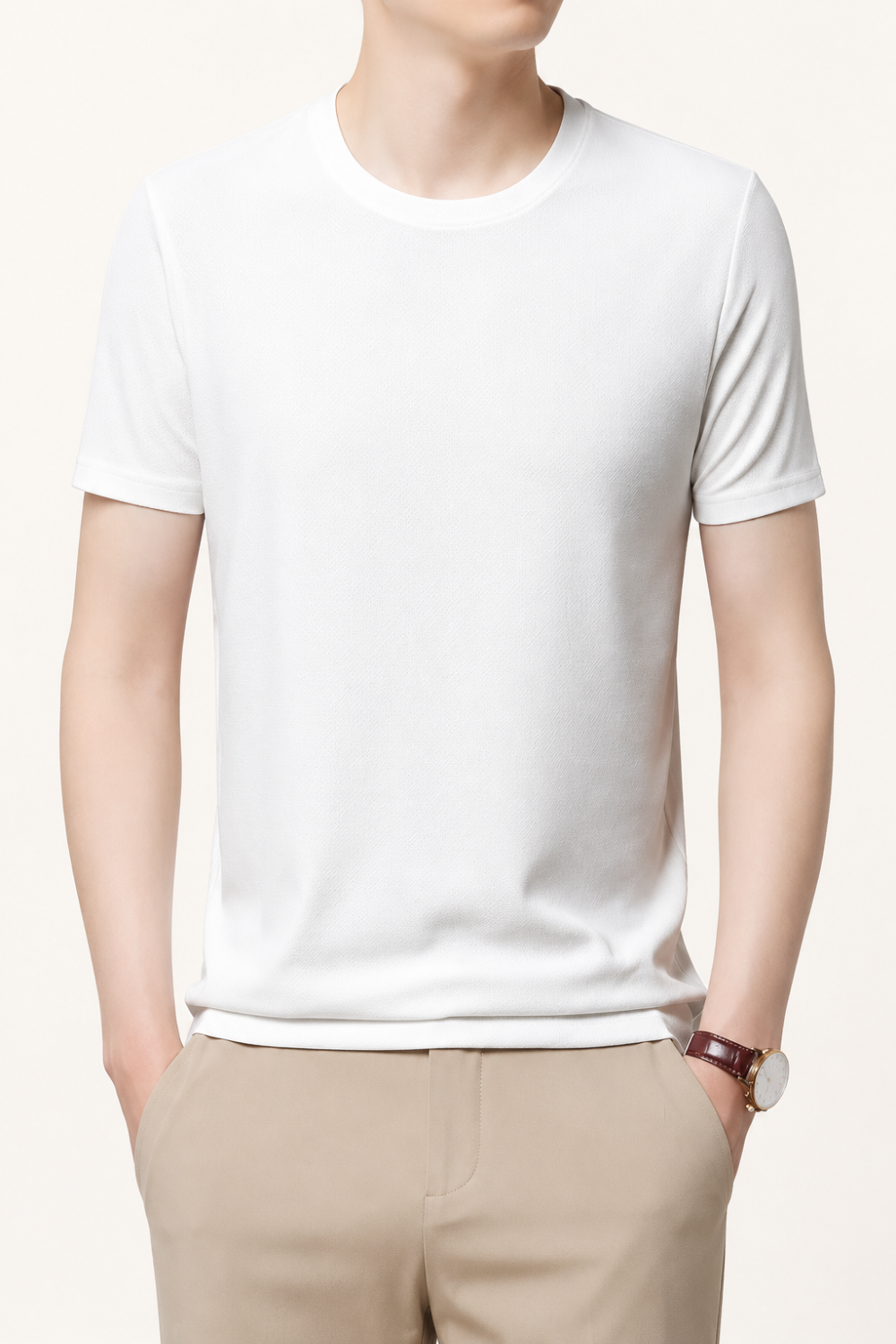 Seda アイスシルク クルーネックTシャツ
