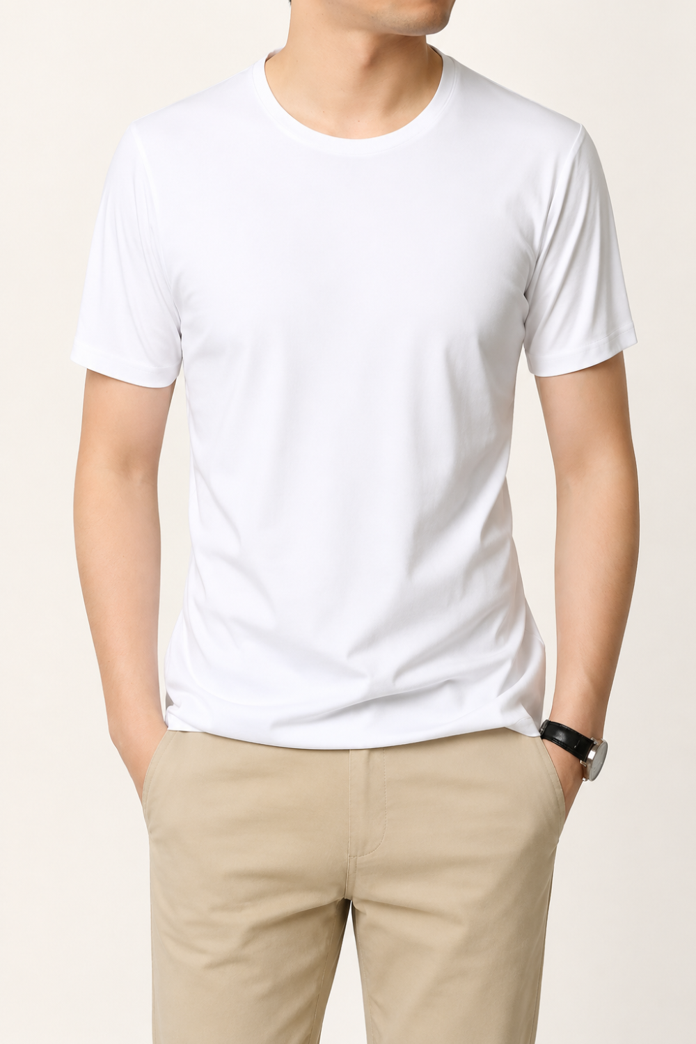 Sheen アイスシルク クルーネックTシャツ