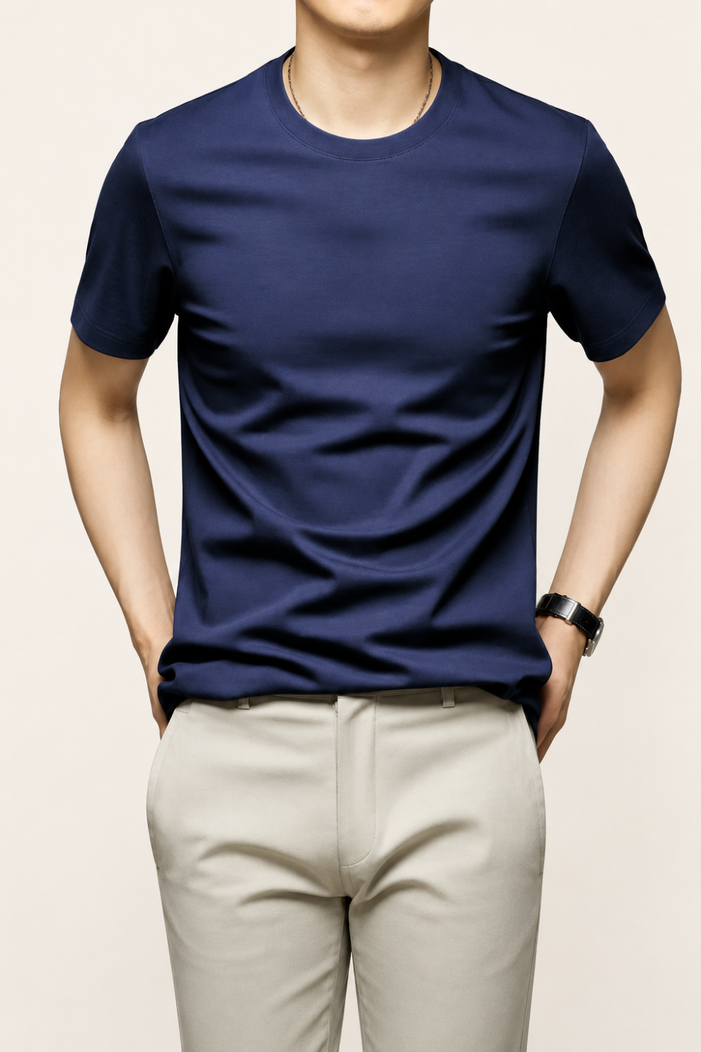 Suave アイスシルク クルーネックTシャツ