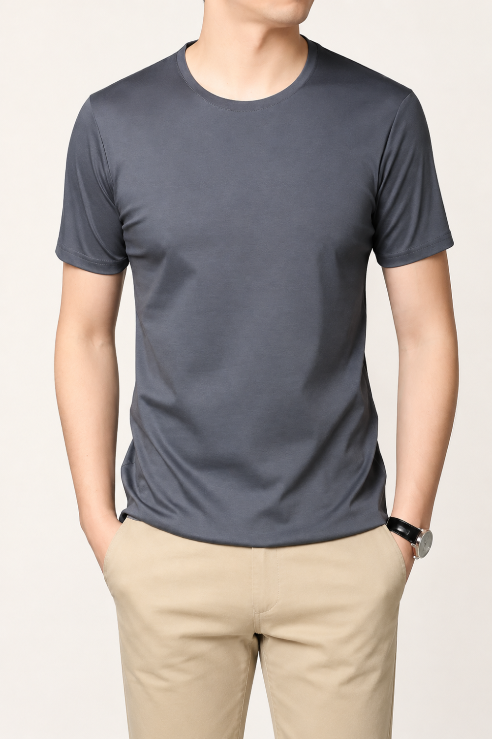 Sheen アイスシルク クルーネックTシャツ