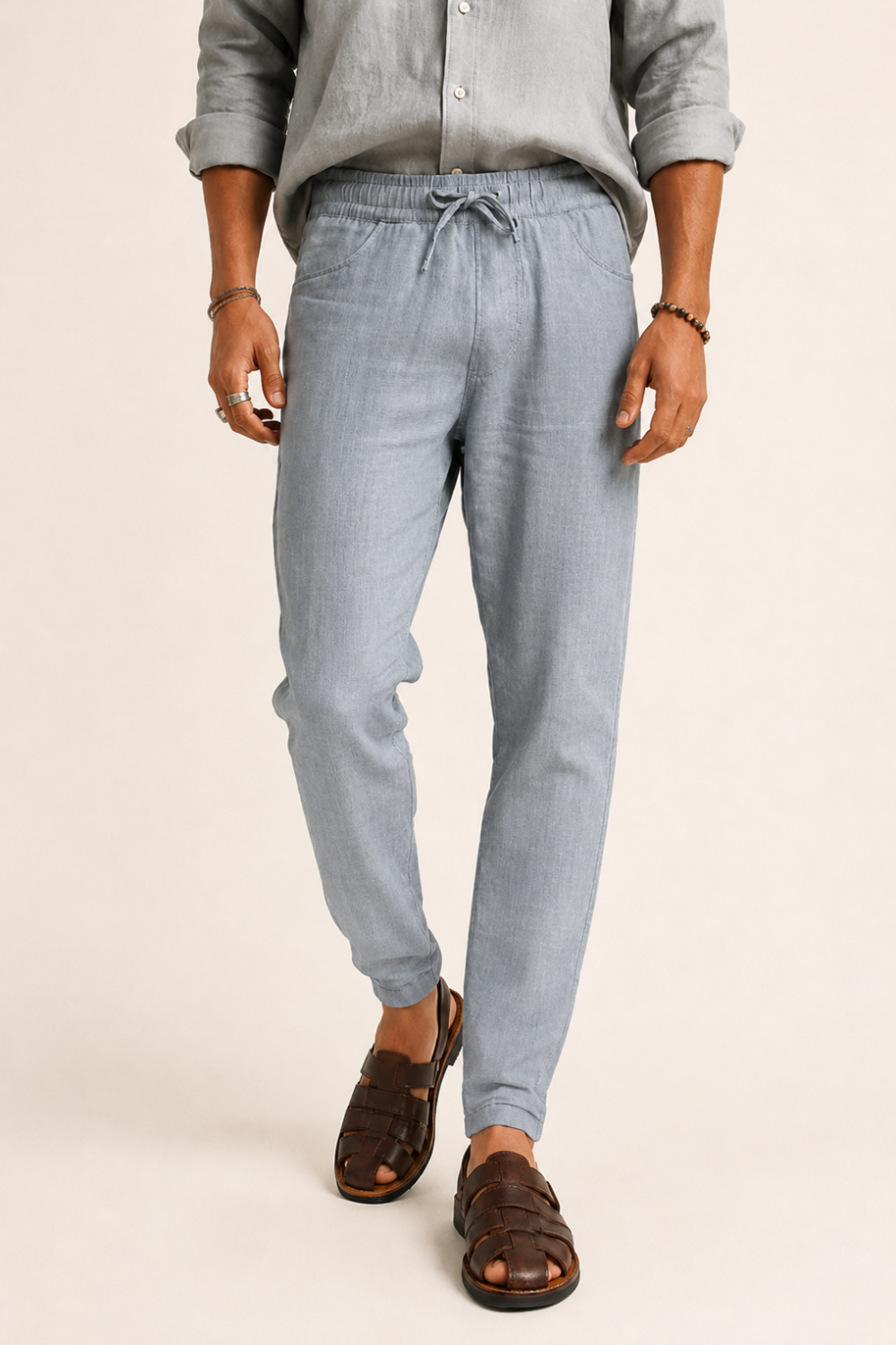 Alessandro リネン トラウザーズ
