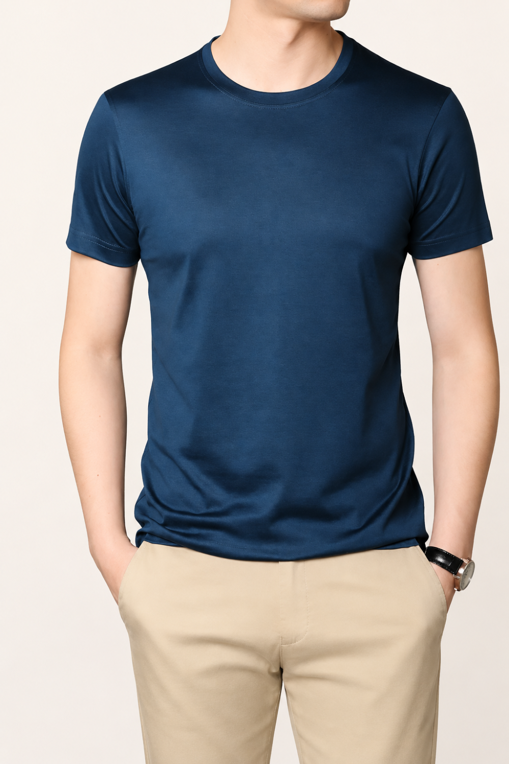 Sheen アイスシルク クルーネックTシャツ