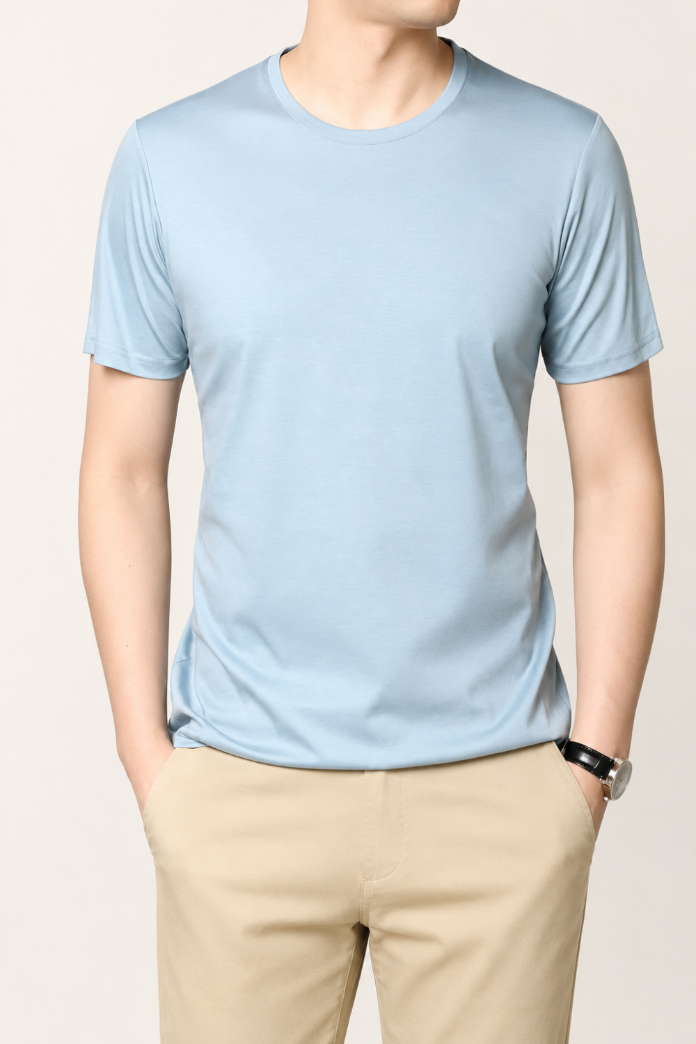 Sheen アイスシルク クルーネックTシャツ